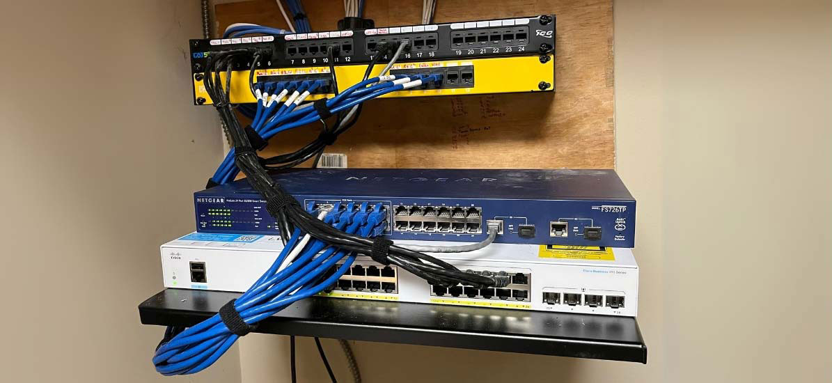 clean structured network cabling by mellintech